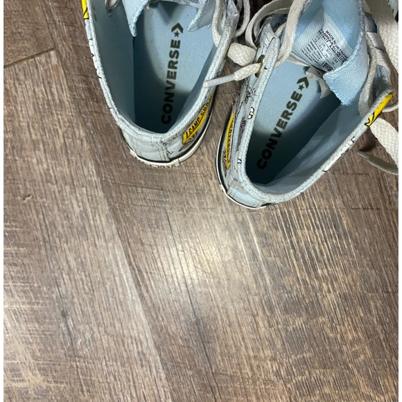 VGUC Converse Chuck Taylor All Star camp rainbow blue sneakers size 12 - Picture 7 of 8